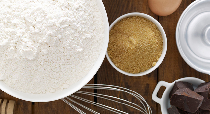 Picture of baking ingredients